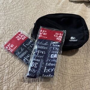 Shippensburg University collegiate with 
Swag bundle, Fany Pack & Set of socks